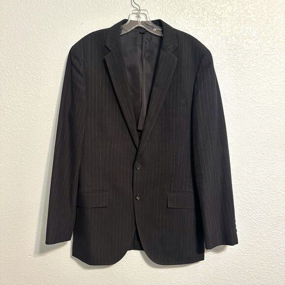 J.CREW Other - J Crew Ludlow Blazer Mens Size 40R Striped Navy Blue Wool Cotton D305180